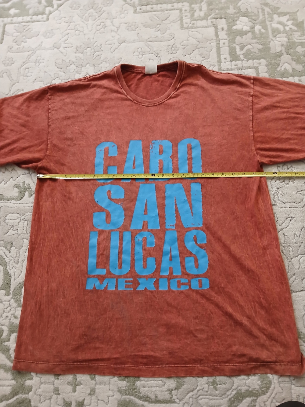 The Vintage Sunline Cabo San Lucas Mexico Graphic T-Shirt Men's XXL Orange Blue
